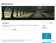 Tablet Screenshot of mytechsearch.wordpress.com