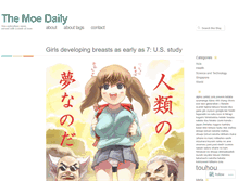 Tablet Screenshot of dailymoe.wordpress.com