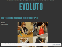 Tablet Screenshot of evoluto.wordpress.com