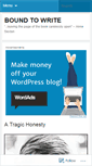 Mobile Screenshot of boundtowrite.wordpress.com