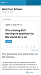 Mobile Screenshot of anotheralison.wordpress.com