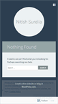 Mobile Screenshot of nitishsurelia.wordpress.com
