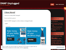 Tablet Screenshot of dnmpunplugged.wordpress.com