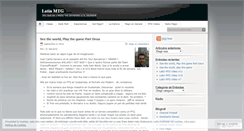 Desktop Screenshot of latinmtg.wordpress.com