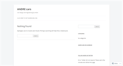 Desktop Screenshot of andrecars.wordpress.com