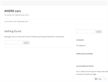 Tablet Screenshot of andrecars.wordpress.com