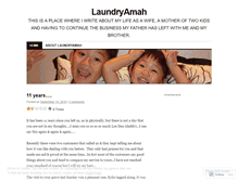 Tablet Screenshot of laundryamah.wordpress.com