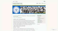 Desktop Screenshot of naacpportland.wordpress.com