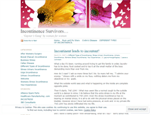 Tablet Screenshot of incontinence.wordpress.com