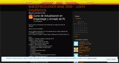 Desktop Screenshot of juntabibliobase2000.wordpress.com