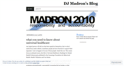 Desktop Screenshot of djmadron.wordpress.com