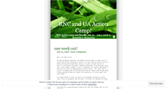 Desktop Screenshot of actioncamp08.wordpress.com