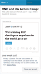 Mobile Screenshot of actioncamp08.wordpress.com