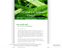 Tablet Screenshot of actioncamp08.wordpress.com