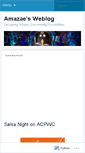 Mobile Screenshot of amazae.wordpress.com