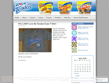 Tablet Screenshot of lovemetenders.wordpress.com