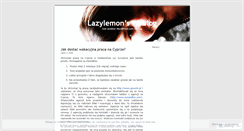 Desktop Screenshot of lazylemon.wordpress.com