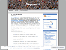 Tablet Screenshot of eingemacht.wordpress.com