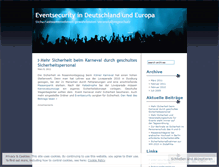 Tablet Screenshot of eventsecurity.wordpress.com