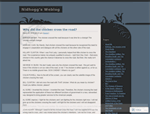 Tablet Screenshot of nidhogg.wordpress.com