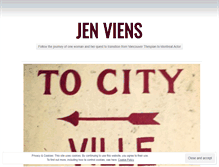 Tablet Screenshot of jenviens.wordpress.com