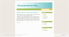 Desktop Screenshot of emergingleadersnw.wordpress.com