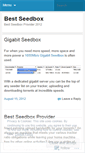 Mobile Screenshot of bestseedbox.wordpress.com