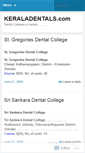 Mobile Screenshot of keraladentals.wordpress.com