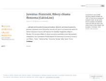 Tablet Screenshot of notiziejuventus.wordpress.com