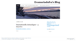 Desktop Screenshot of evamariadufva.wordpress.com