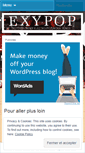 Mobile Screenshot of exypop.wordpress.com