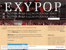 Tablet Screenshot of exypop.wordpress.com