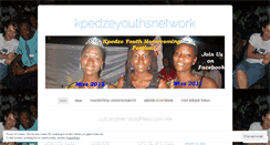 Desktop Screenshot of kpedzeyouthsnetwork.wordpress.com