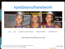 Tablet Screenshot of kpedzeyouthsnetwork.wordpress.com