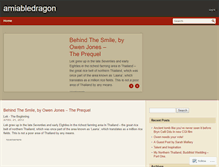 Tablet Screenshot of amiabledragon.wordpress.com