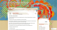 Desktop Screenshot of celiofashionshop.wordpress.com