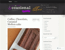 Tablet Screenshot of anoccasionaltart.wordpress.com