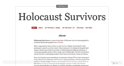 Desktop Screenshot of holocaustsurvivors.wordpress.com