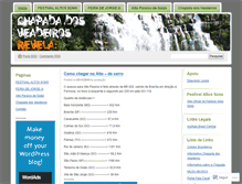 Tablet Screenshot of chapadadosveadeirosrevela.wordpress.com
