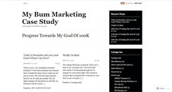 Desktop Screenshot of mybummarketingcasestudy.wordpress.com