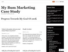 Tablet Screenshot of mybummarketingcasestudy.wordpress.com