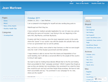 Tablet Screenshot of jeanmarlowe.wordpress.com