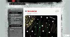 Desktop Screenshot of crimsonvision.wordpress.com