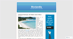 Desktop Screenshot of bicolandia2.wordpress.com