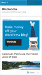 Mobile Screenshot of bicolandia2.wordpress.com