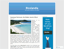 Tablet Screenshot of bicolandia2.wordpress.com