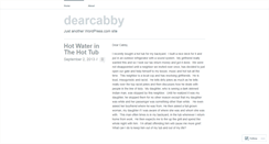 Desktop Screenshot of dearcabby.wordpress.com