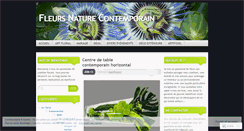 Desktop Screenshot of fleurnaturecontemporain.wordpress.com