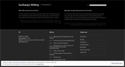 Desktop Screenshot of luuthang.wordpress.com