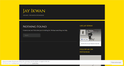 Desktop Screenshot of jayikwan.wordpress.com